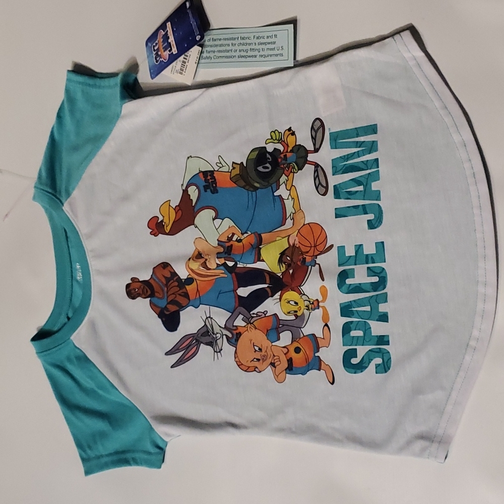 Space Jam pajama top